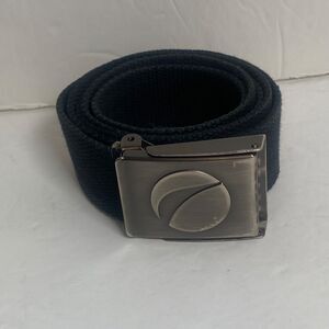 Pepsi Black Woven Canvas Belt Silver Buckle Bottle Opener M/L 49"